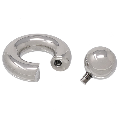 Stainless Steel Mini Monster Ring 7mm gauge
