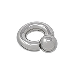 Stainless Steel Mini Monster Ring 7mm gauge