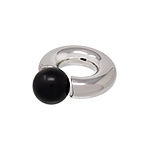 Black Moon Mini Monster Ring 7mm gauge