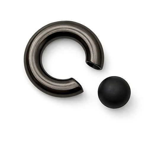 Dusk Trojan Ball Closure Ring 8mm gauge