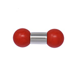 Fireball Barbell Limited Edition 8mm gauge