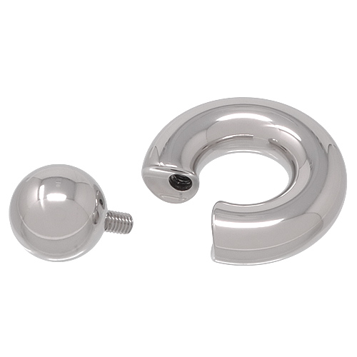 Stainless Steel Mini Monster Ring 8mm gauge