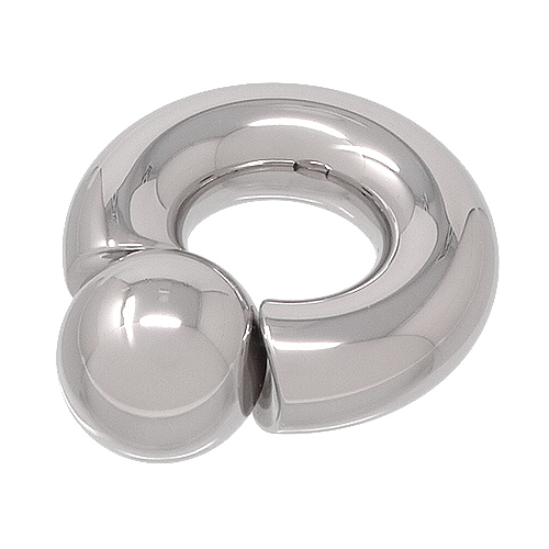 Stainless Steel Mini Monster Ring 8mm gauge