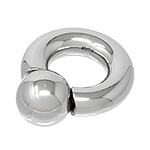 Stainless Steel Monster Ring 10mm gauge