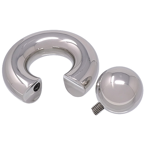 Stainless Steel Monster Ring 12mm gauge