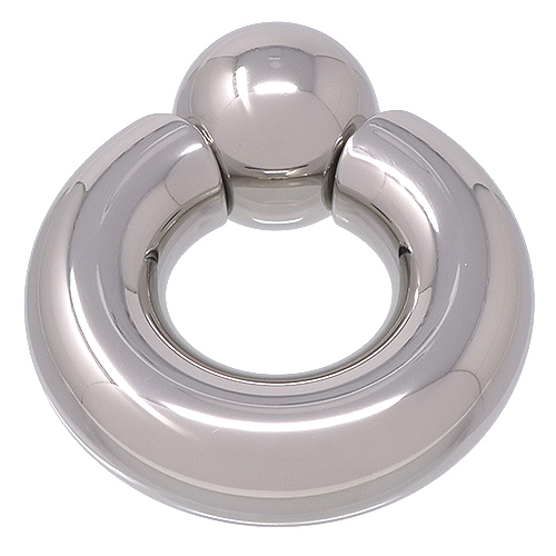 Stainless Steel Monster Ring 12mm gauge
