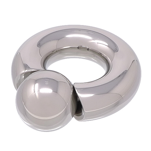 Stainless Steel Monster Ring 12mm gauge