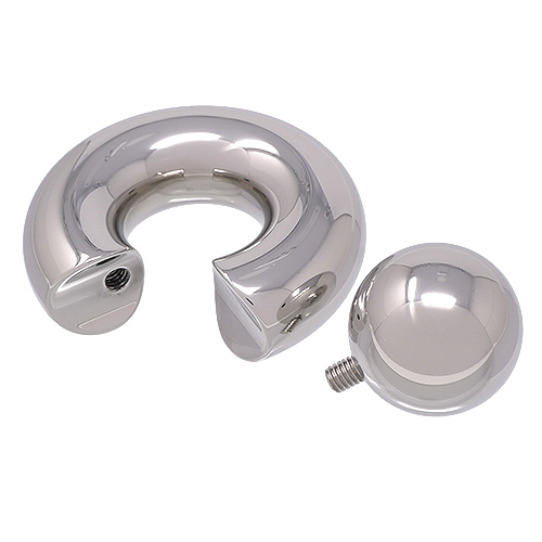Stainless Steel Monster Ring 15mm gauge