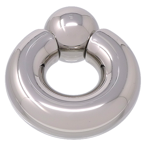 Stainless Steel Monster Ring 15mm gauge