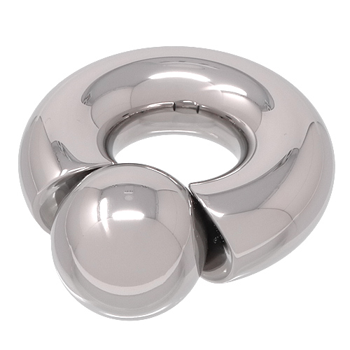 Stainless Steel Monster Ring 15mm gauge