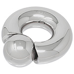 Stainless Steel Monster Ring 15mm gauge