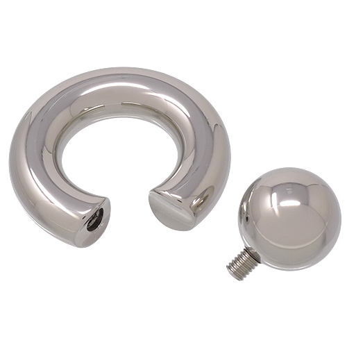 Stainless Steel Monster Ring 7mm gauge