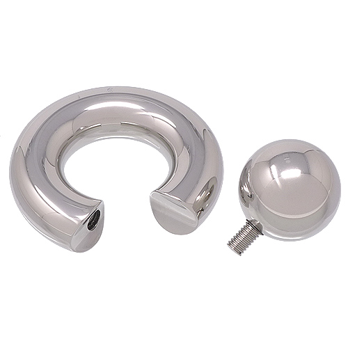 Stainless Steel Monster Ring 8mm gauge