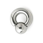 Mega Mini Monster Ring 8mm gauge, 12mm internal diameter, 15mm steel ball