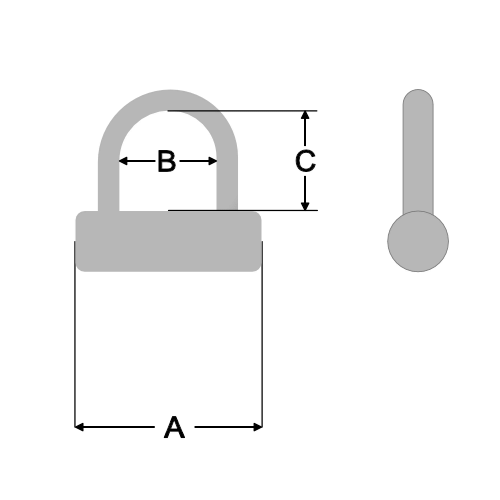Smooth Padlog 2.0mm gauge hasp
