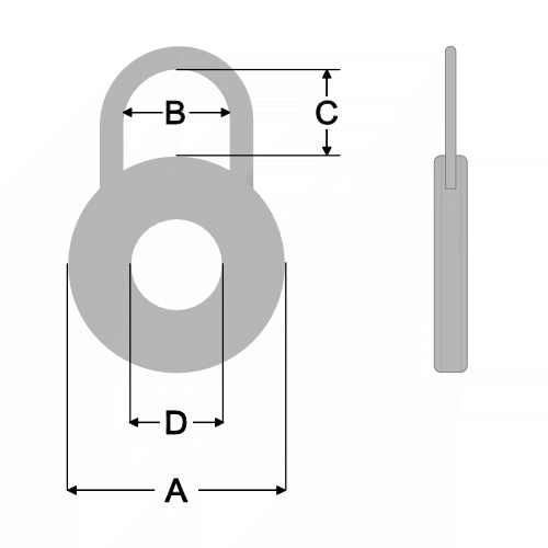Polo Lock 2.4mm gauge hasp