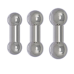 Stainless Steel Barbell 15mm gauge internally threaded