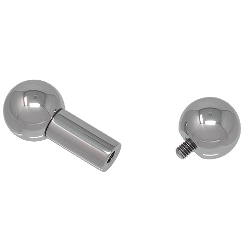 lettergreep maag Grondig Stainless Steel Barbell (4mm gauge) (internally threaded) | Astron Body  Jewellery