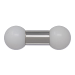 White Lightning Limited Edition Barbell 10mm gauge