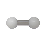 White Lightning Limited Edition Barbell 7mm gauge